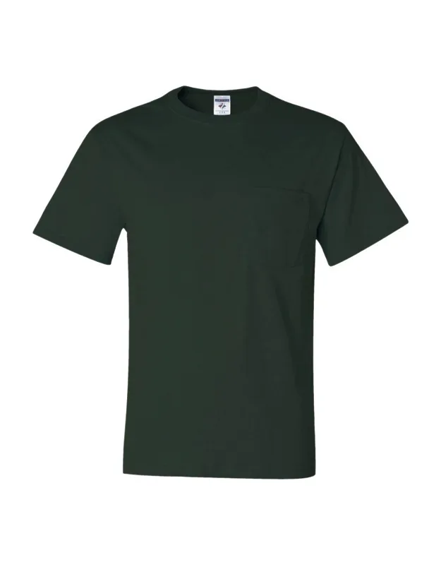 Dri-power T-shirt With A Pocket - Advanced Moisture-management Performance, Noticeably Softer Hand