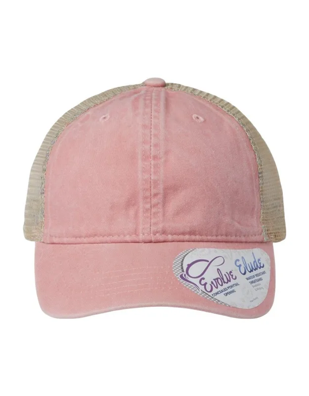 Infinity Her Cap With Concealed Ponytail Opening And Moisture-management Sweatband