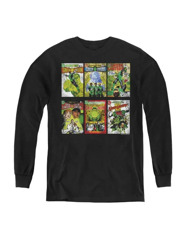 Green Lantern Gl Covers Youth Long Sleeve Tee / T-shirt