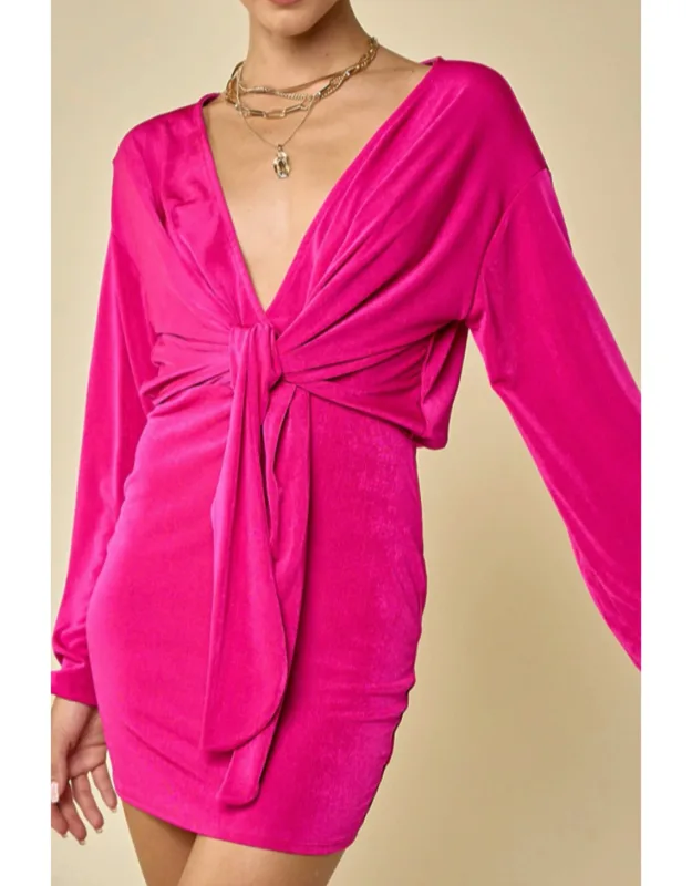 Wrap Mini Dress
