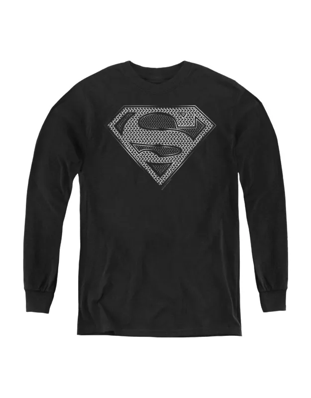 Superman Chainmail Long Sleeve Tee