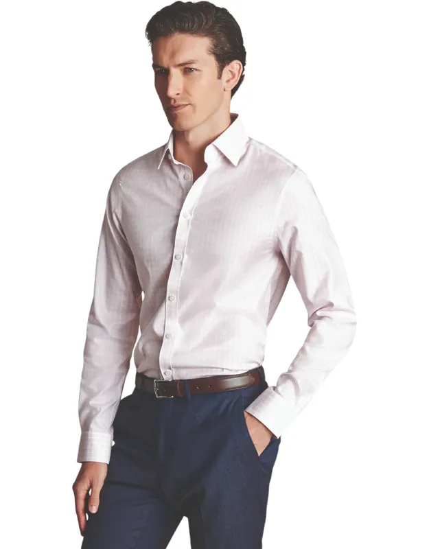 Triple Check Non-iron Twill Slim Fit Shirt