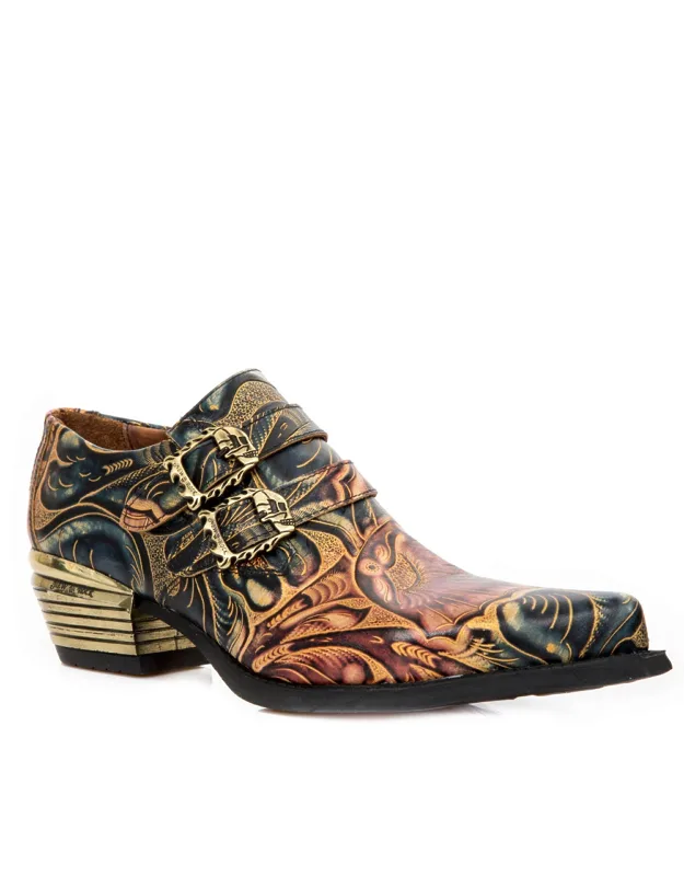Embossed Vintage Shoes