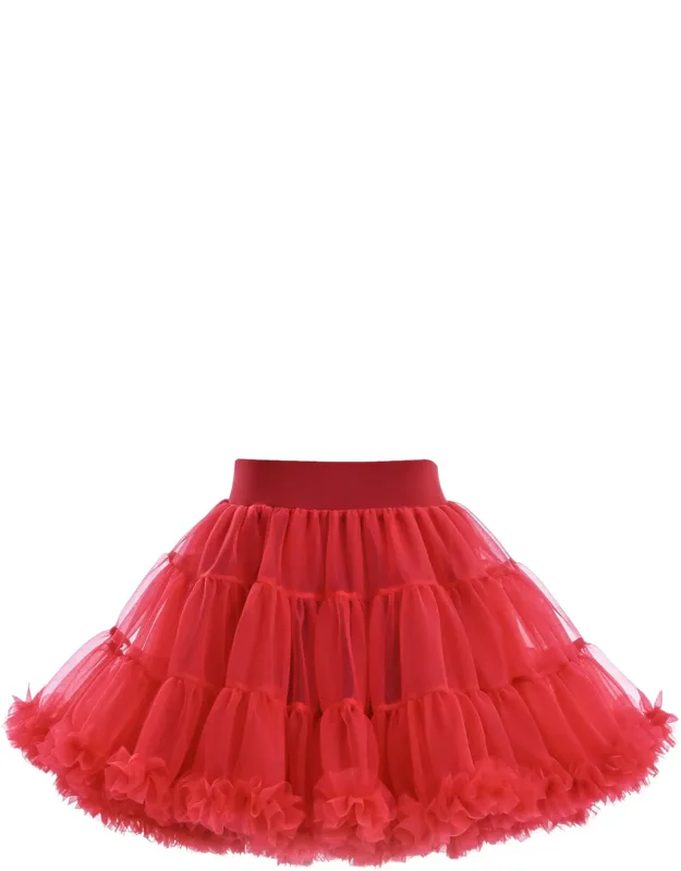 Cherry Bow Tulle Skirt