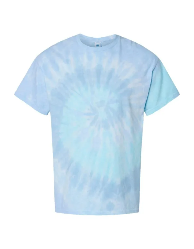_multi-color Tie-dyed T-shirt, Heavyweight Cotton, Classic Fit_