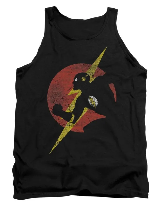 Justice League Of America Flash Symbol Knockout Tank Top
