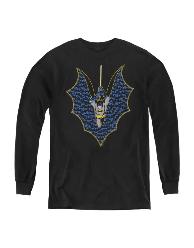 Batman Bat Fill Long Sleeve Tee