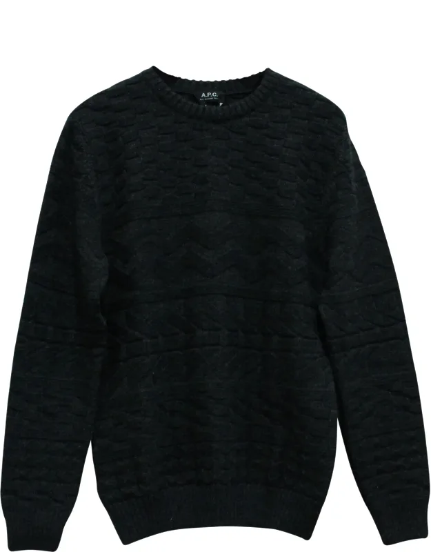Jacquard Tonal Sweater