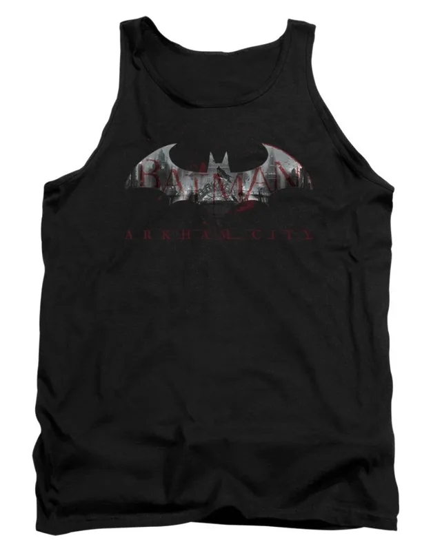 Batman Arkham City Bat Fill Tank Top