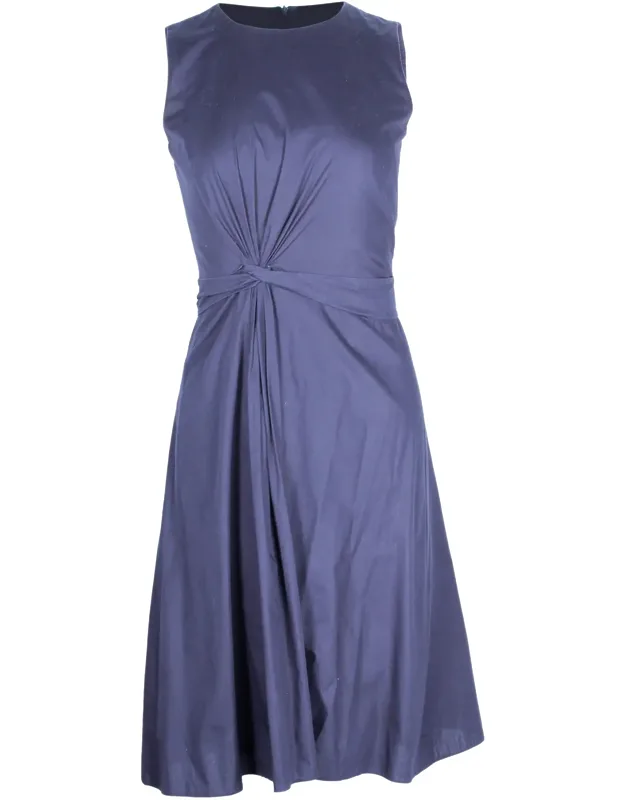 Front Twist A-line Dress