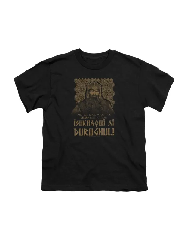 Lord Of The Rings Ishkhaqwi Durugnul Short Sleeve Tee - Stylish For Everyday Wear