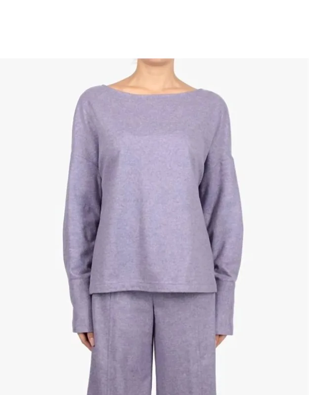 Boat Neck Cashmere Shirt