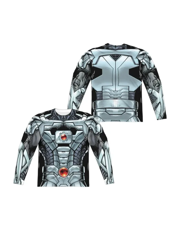 Justice League Of America Cyborg Long Sleeve Tee