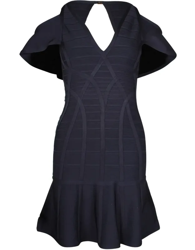 Flared Bandage Mini Dress