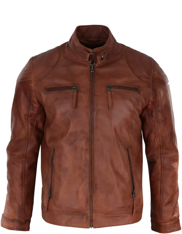 Light Short Motorcycle Jacket