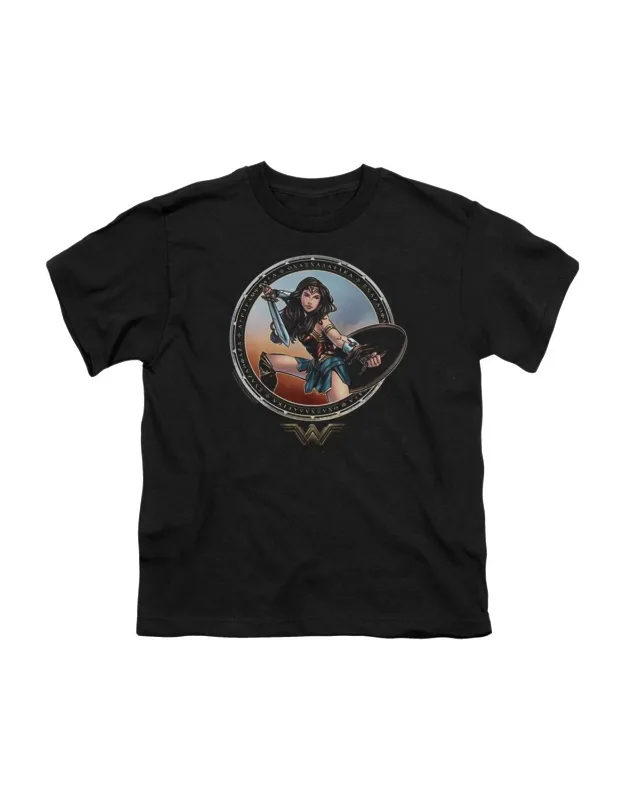 Wonder Woman Movie Battle Pose T-shirt