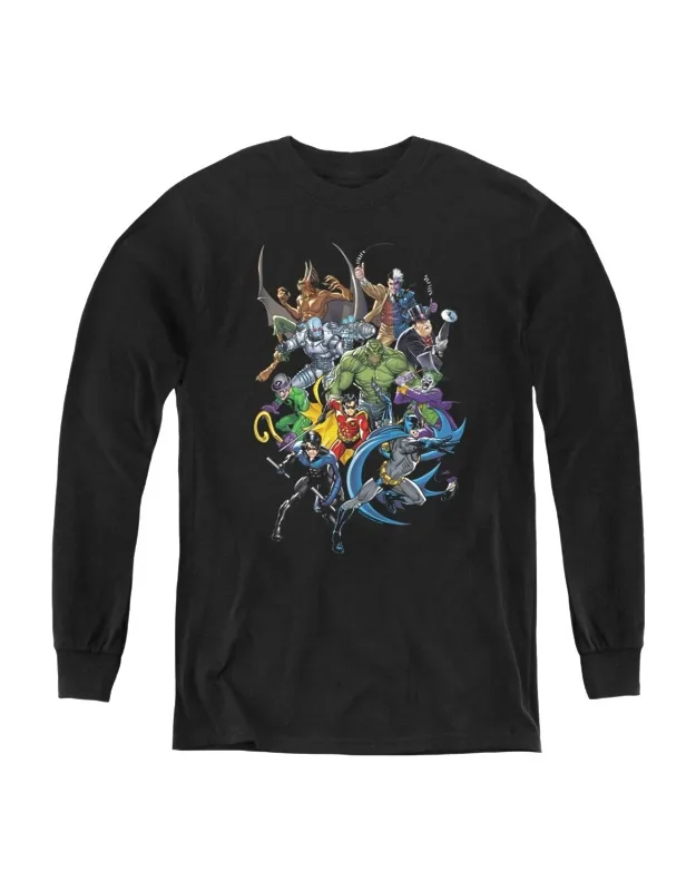 Batman Saints And Psychos Long Sleeve Tee