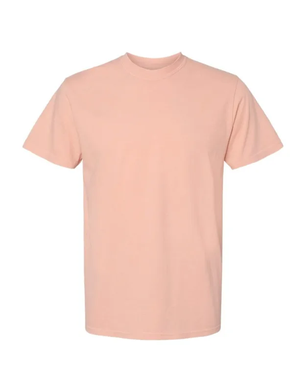 Comfort Colors Garment-dyed Heavyweight T-shirt, Relaxed Fit, Twill Taped Neck And Shoulders