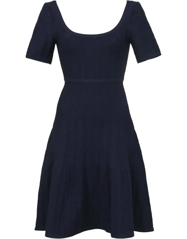 Scooped Neck Dress