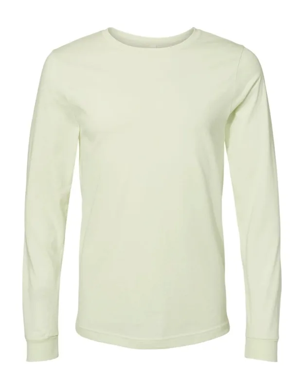 Jersey Long Sleeve Tee, 100% Airlume Combed And Ringspun Cotton, Retail Fit