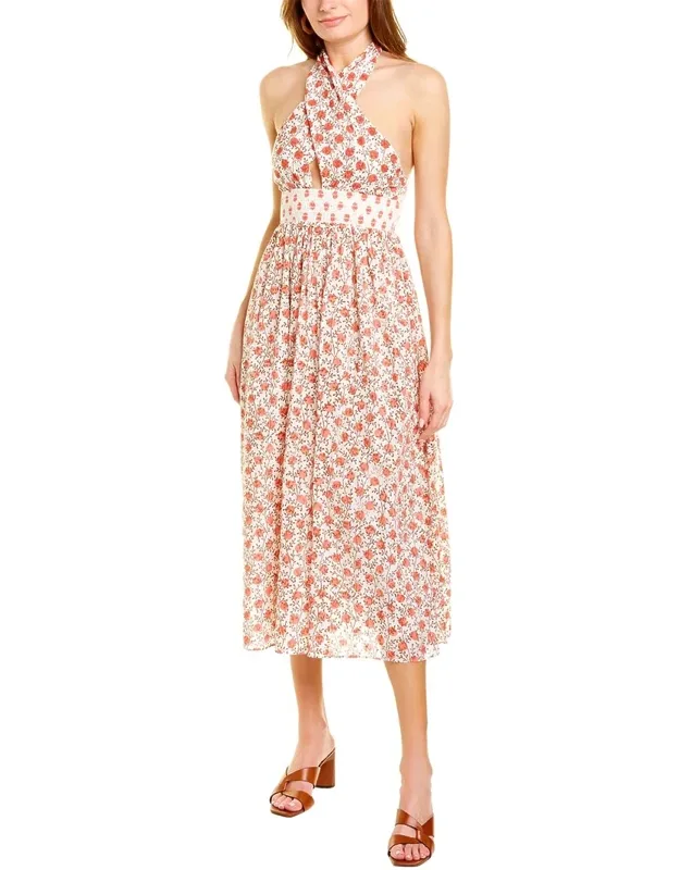 Mira Halter Maxi Dress
