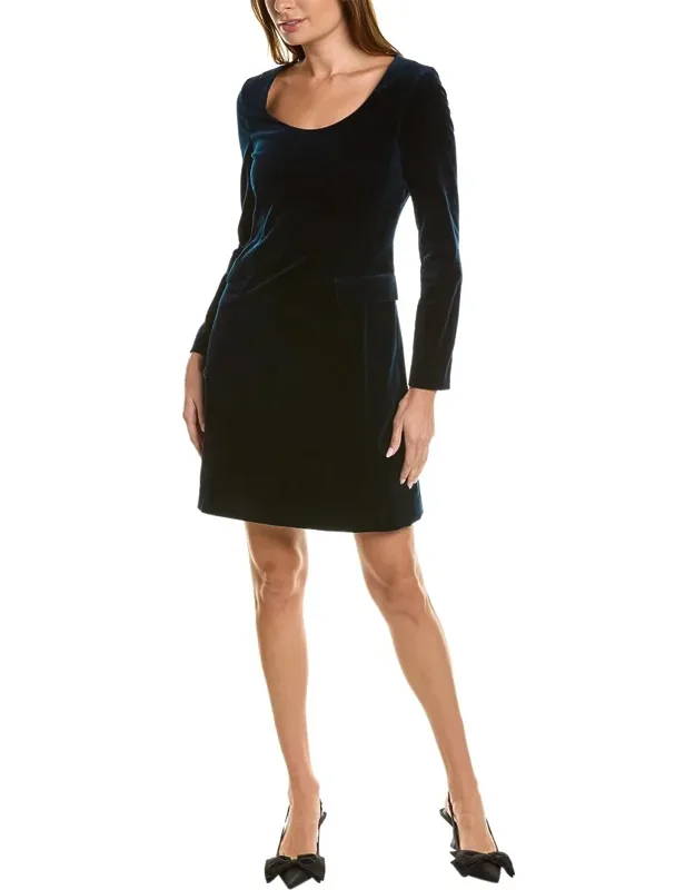 Velour Shift Dress