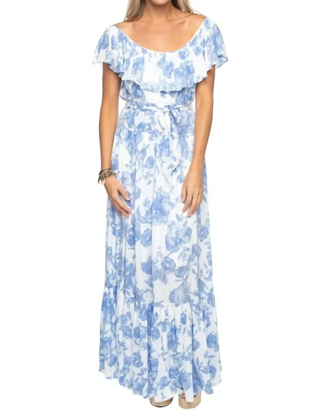 Heather Tea Party Off Shoulder Dress