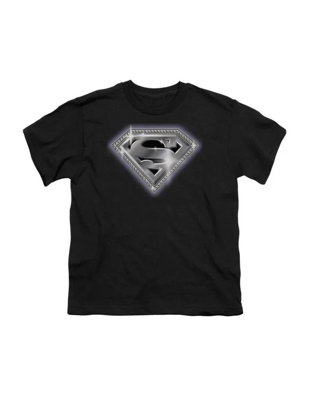 Superman Bling Shield Short Sleeve Tee - Stylish For Everyday Wear