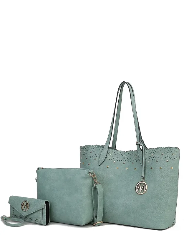 Mariahna 3-piece Set - Shopper Tote Bag With Spacious Interior And Versatile Crossbody Pouch