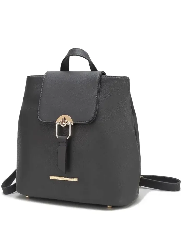 Ingrid Convertible Backpack With Detachable Straps And Magnetic Snap Closure