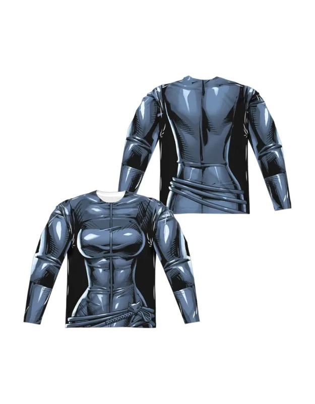 Batman Catwoman Uniform Long Sleeve Crew Tee