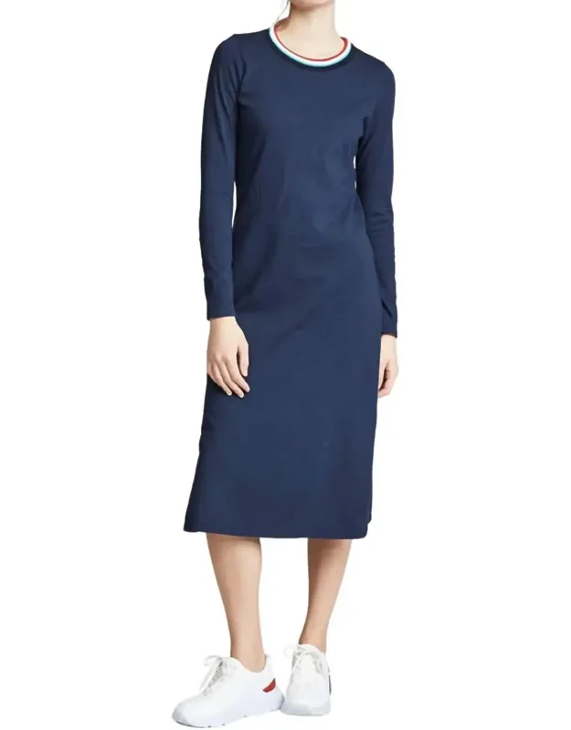 Vintage Jersey Midi Dress