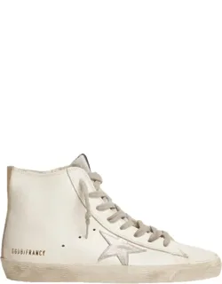 Francy Silver Star And Heel Tab Sneakers