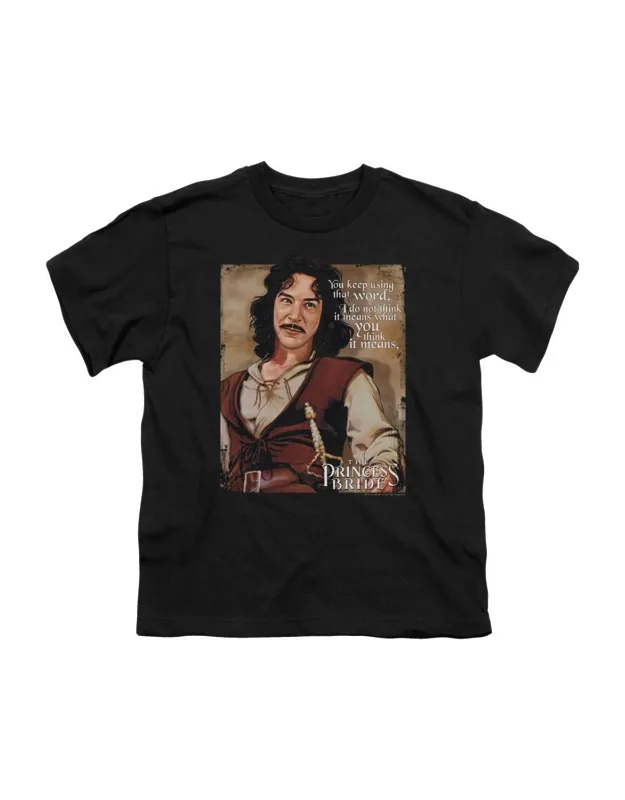 Princess Bride Word Short Sleeve Tee - Stylish For Everyday Wear