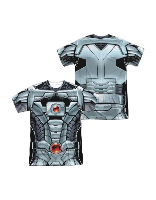 Cyborg (front/back Print) Short Sleeve Poly Crew Tee - 100% Officially Licensed, Stylish For Everyday Wear