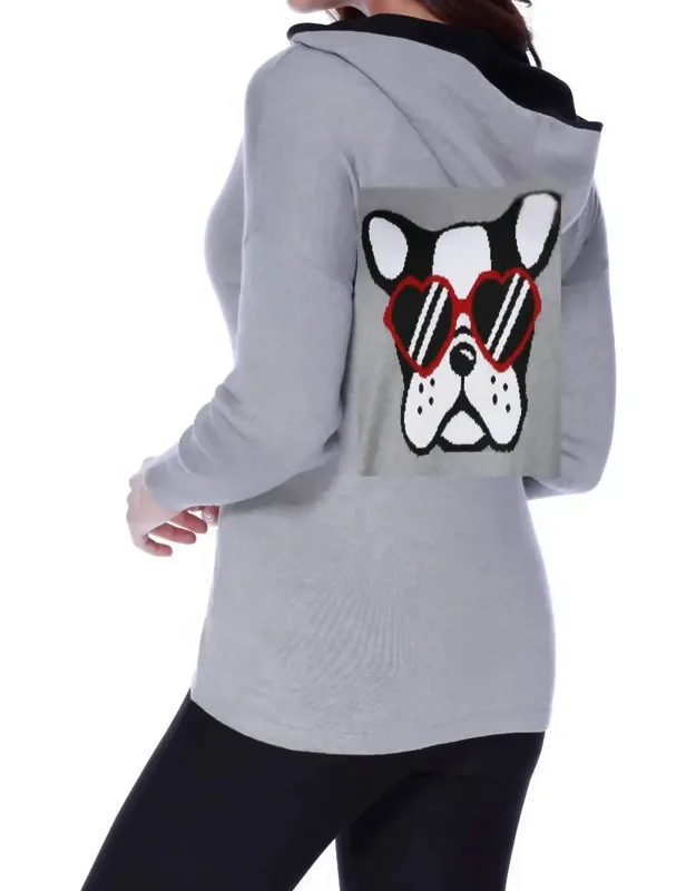 Puppy Love Hooded Cardigan