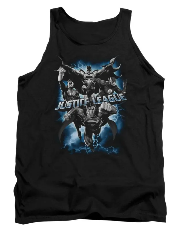 Justice League Of America Justice Storm Tank Top - 100% Pre-shrunk Cotton
