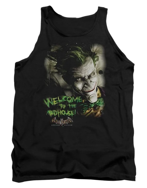 Batman Arkham Asylum Welcome To The Madhouse Tank Top