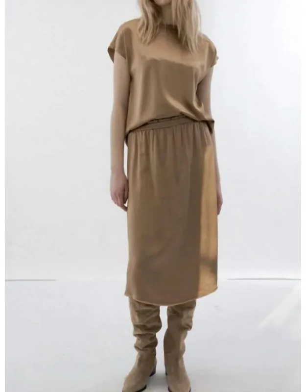 Aissa Gold Skirt