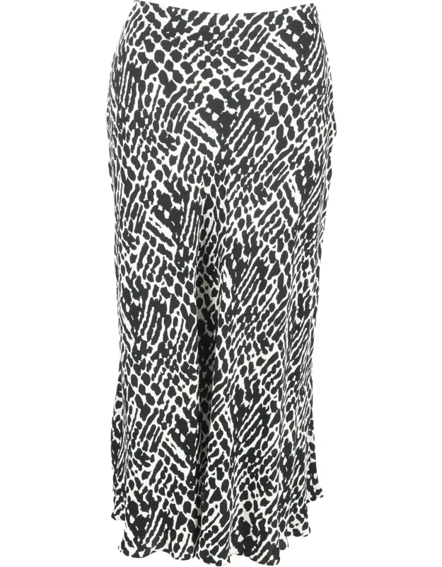 Oddy Printed Midi Skirt