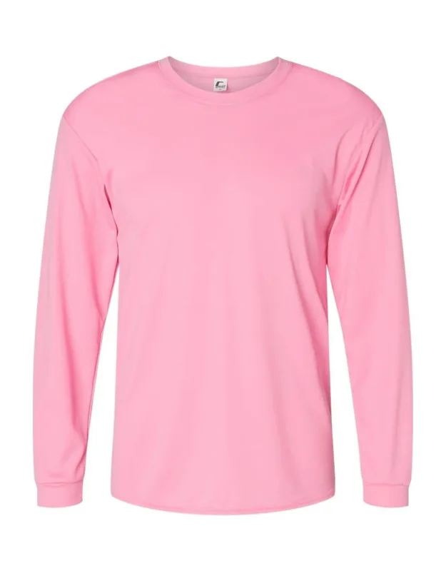 C2 Sport Performance Long Sleeve T-shirt With Moisture Management And Antimicrobial Fabric