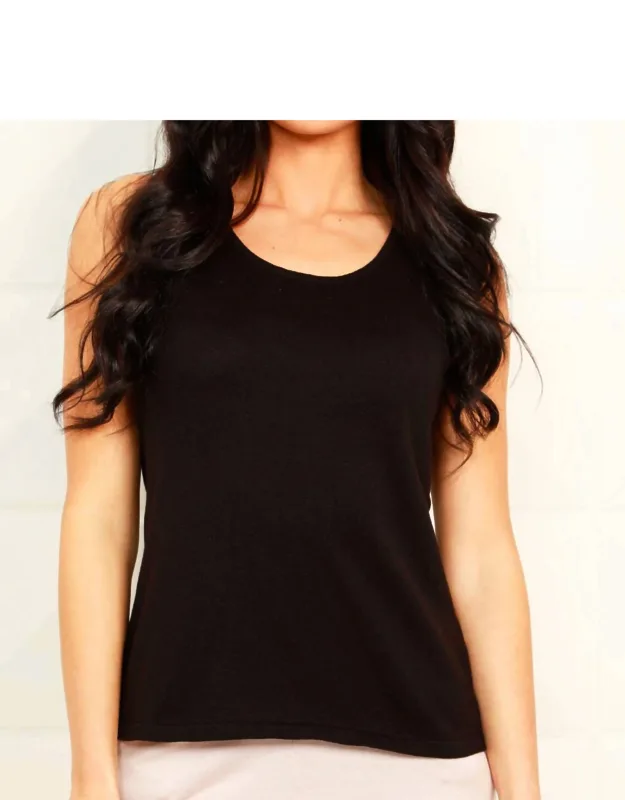 Knit Tank - Scoop Neck, Sleeveless