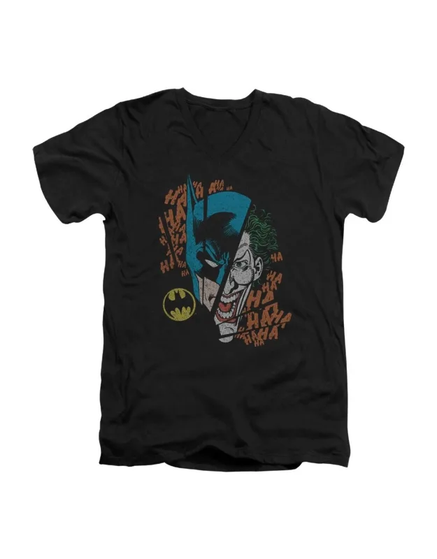 Broken Visage V Neck Tee