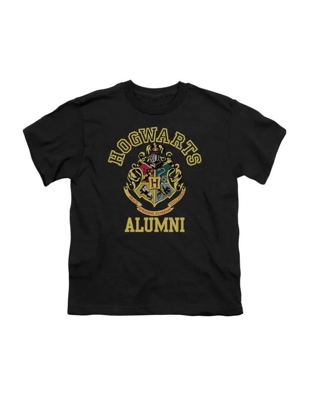 Harry Potter Hogwarts Alumni Short Sleeve Tee - Stylish Everyday Wear, 100% Cotton