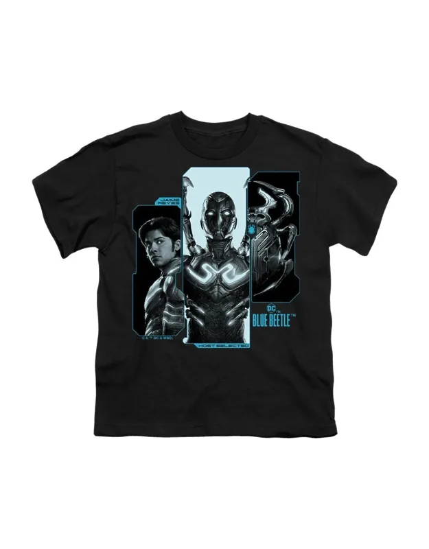 Blue Beetle (2023) Host Reyes Short Sleeve Youth Tee - Stylish, Easy