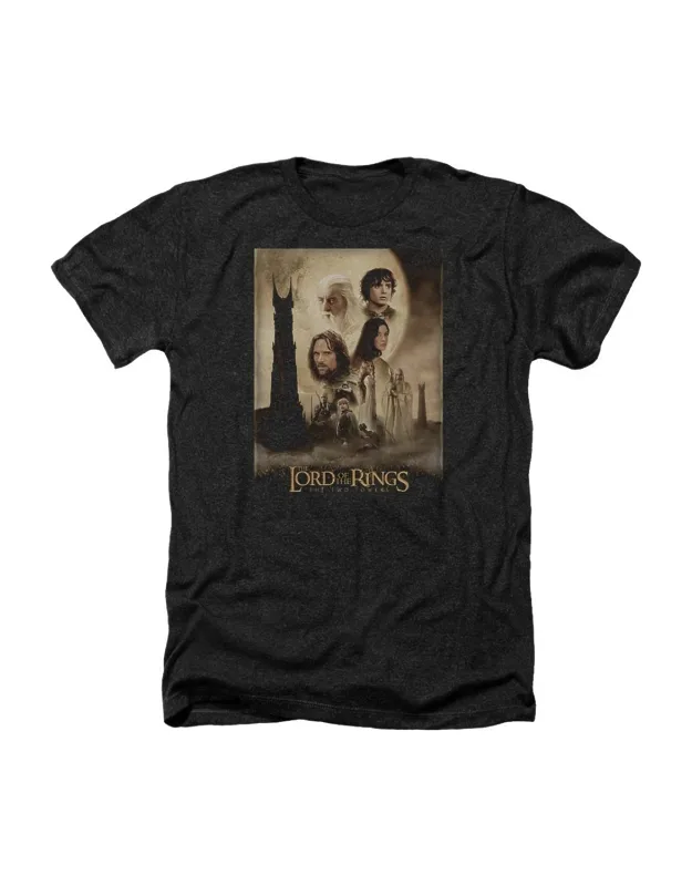 Lord Of The Rings Two Towers Poster T-shirt