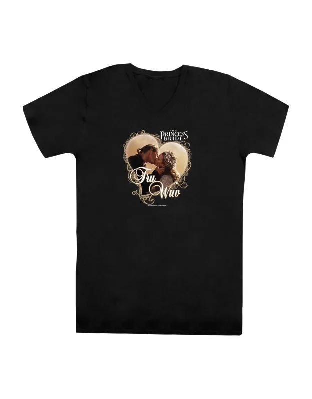 Princess Bride Tru Wuv V Neck Premium Cotton Tee