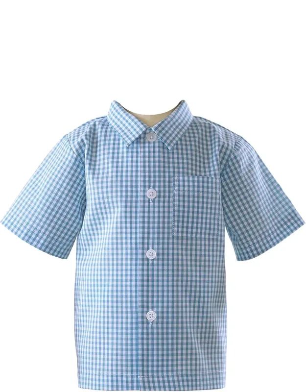 Gingham Button-down Shirt