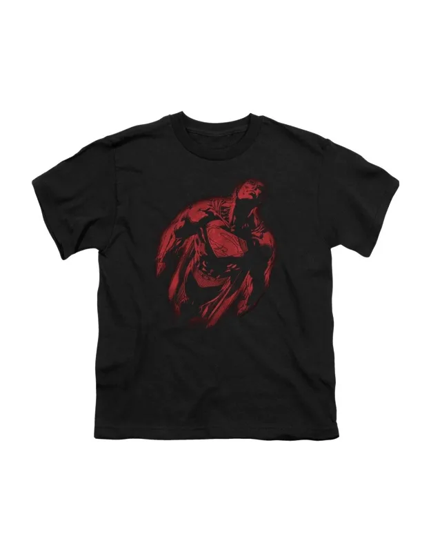 Superman Sprayed Supes Short Sleeve Tee - Stylish For Everyday Wear