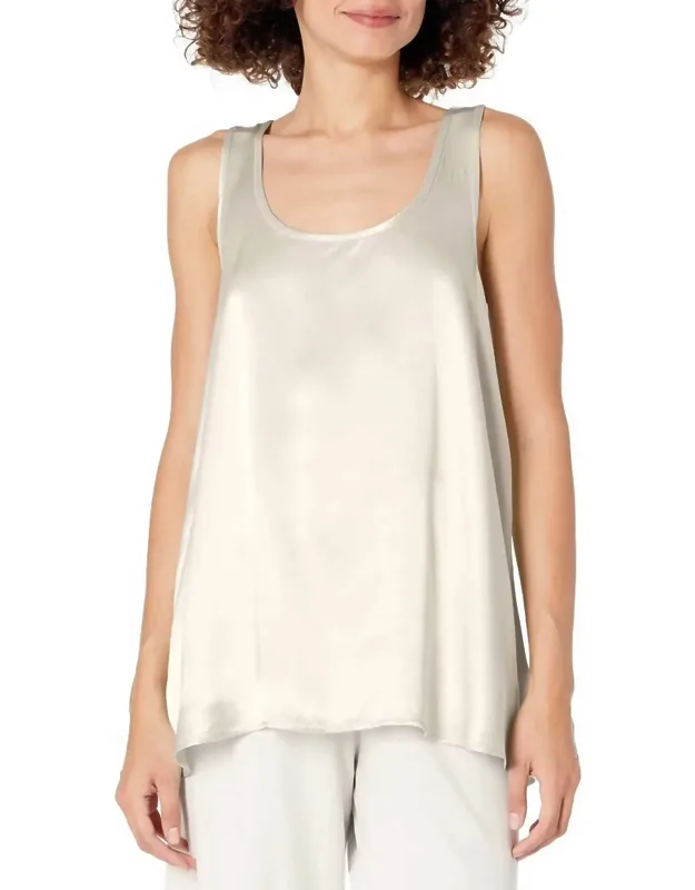 Satin Racerback Tank
